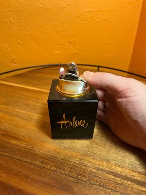 Arlene Black Cube Table Lighter