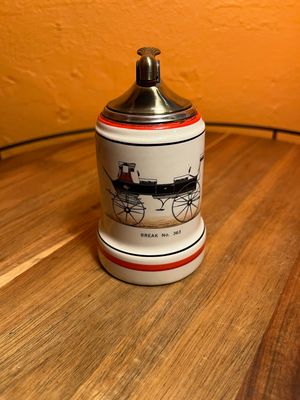 Break No 363 Carriage Bob Burgo Ceramic Table Lighter