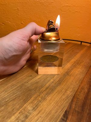 Good Housekeeping Magazine Lucite Table Lighter