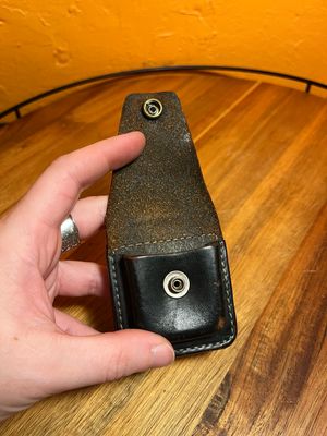 Harley Davidson Motorcycles Leather Lighter Belt Holster Case