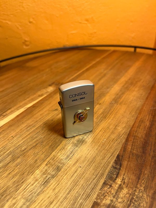 CCC Consol 1864-1964 Flip Top Lighter