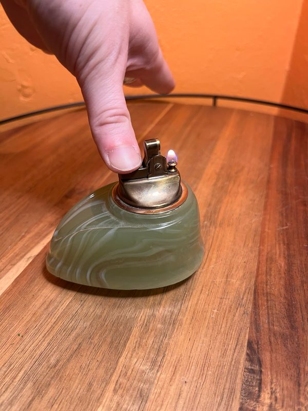 Green Imitation Stone Lighter