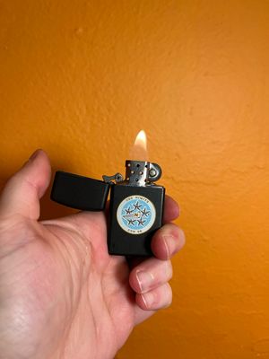 1985 USS Nimitz CVN 68 Military Zippo Slim Lighter