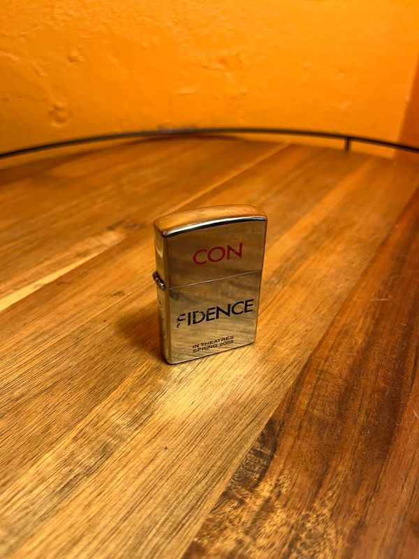 Con Fidence Spring 2003 Movie Promo Flip Top Lighter
