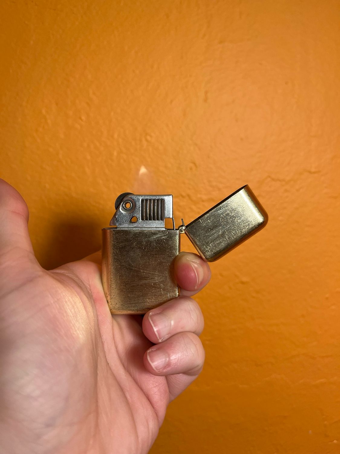Ronson Typhoon Korea Flip Top Lighter
