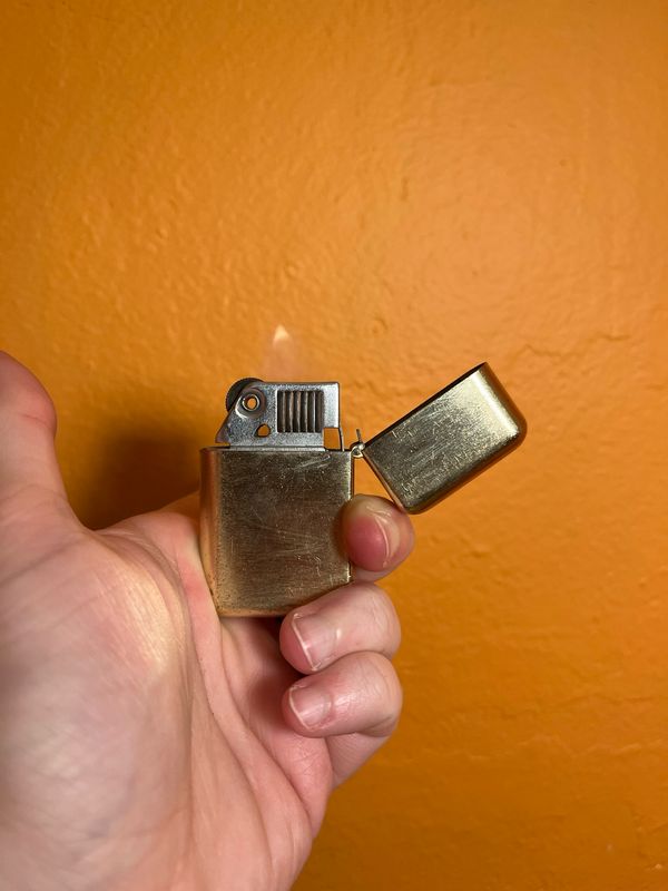 Ronson Typhoon Korea Flip Top Lighter