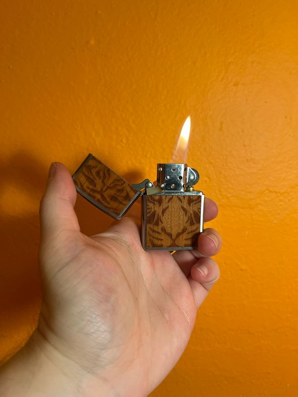 2021 Woodchuck Wooden Tiger Zippo Lighter