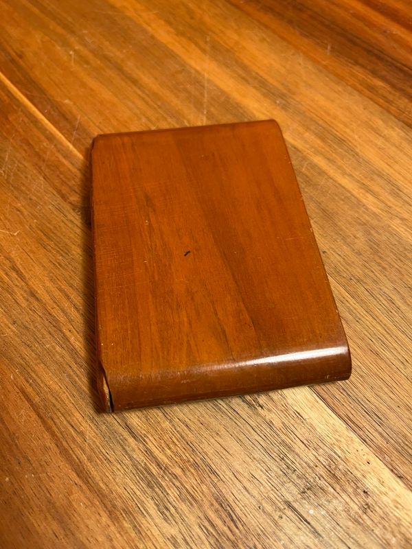 Havana Cuba Rhumba Dancers Souvenir Wooden Cigarette Case