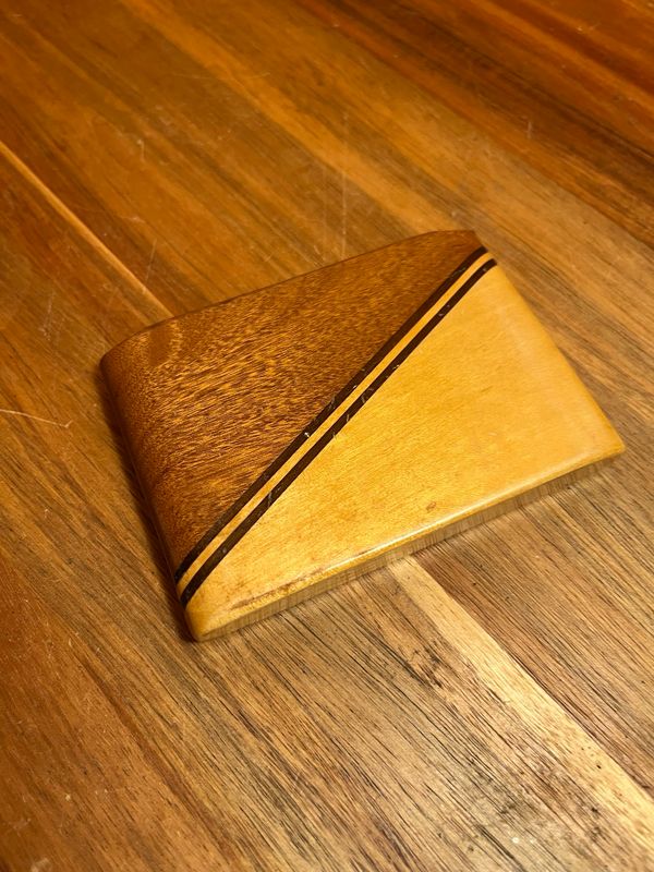 Two Tone Wooden Cigarette Case