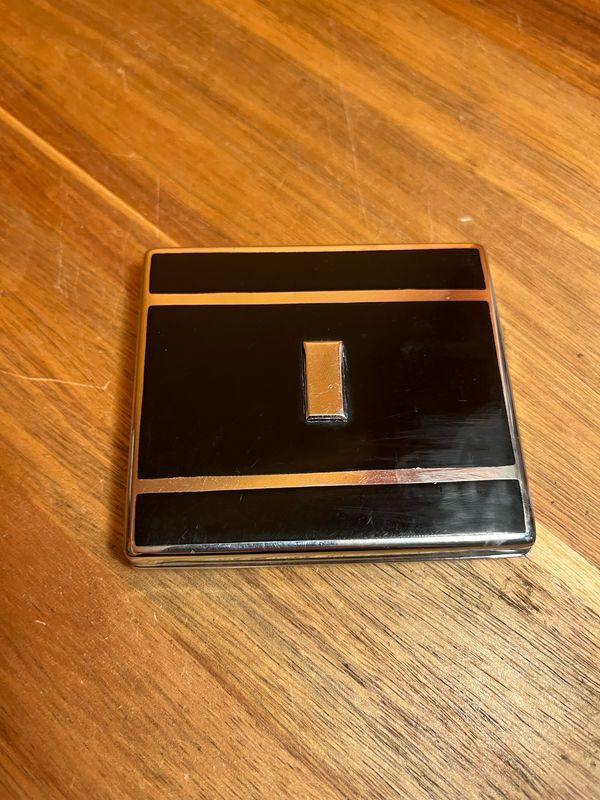 Ronson Black Cigarette Case