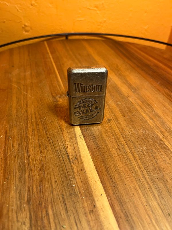 Winston No Bull Traditional Flip Top Lighter