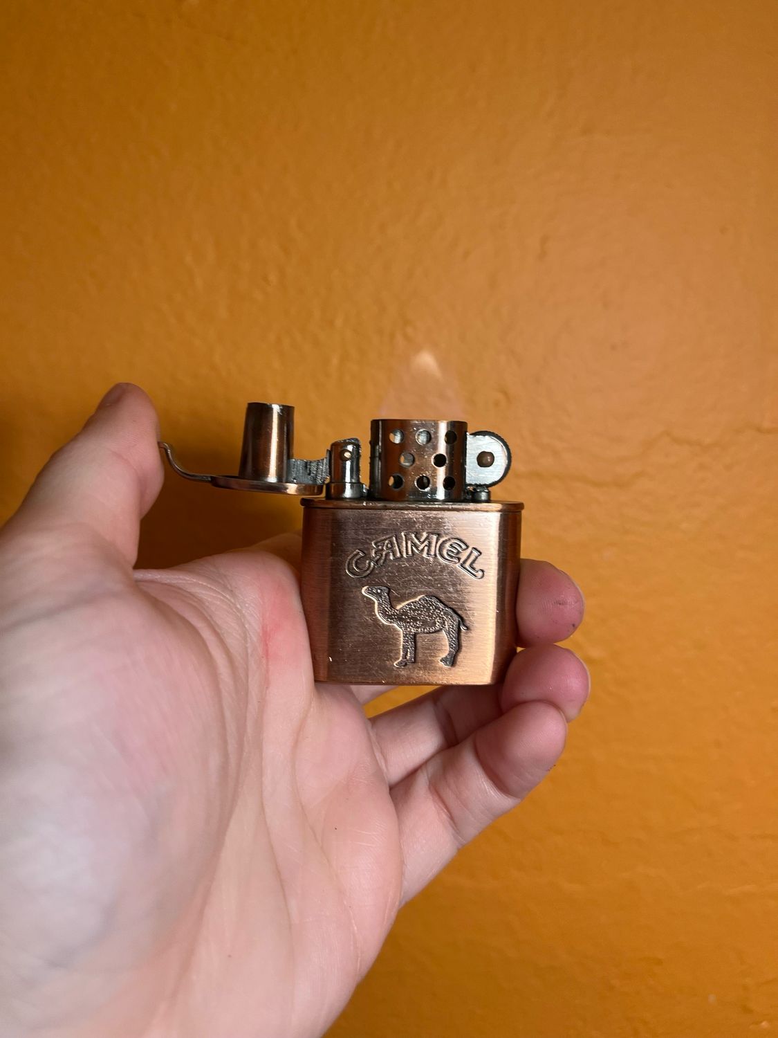 1990s Copper Camel Lighter