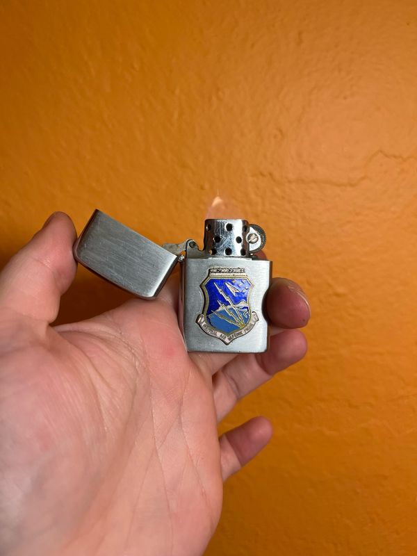 Central Air Defense Force HQ Richards Gebaur AFB Flip Top Lighter