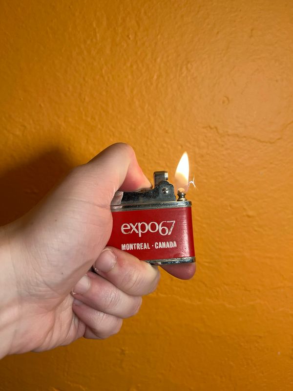 Expo67 Montreal Canada Flat Lighter