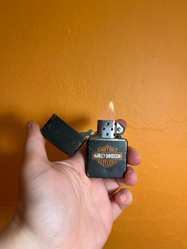 Harley Davidson Motorcycles Flip Top Lighter