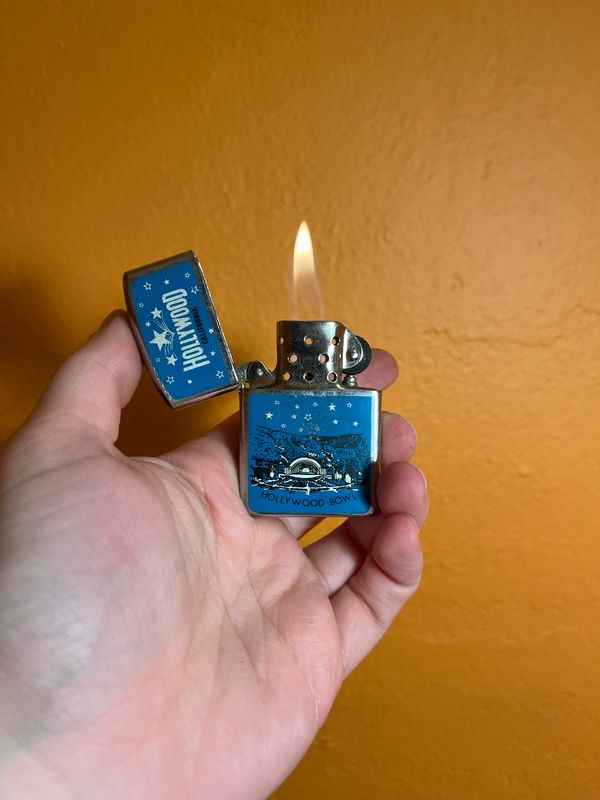Hollywood CA Hollywood Bowl Souvenir Flip Top Lighter