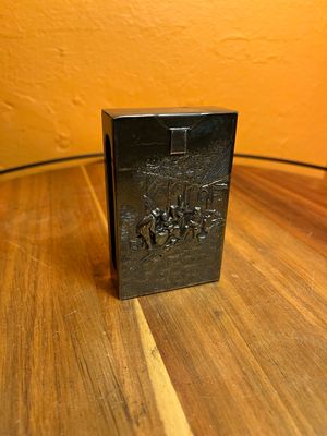 Customized ‘No Zabulla! Love From Us’ Danish Silver Cigarette Carton Case