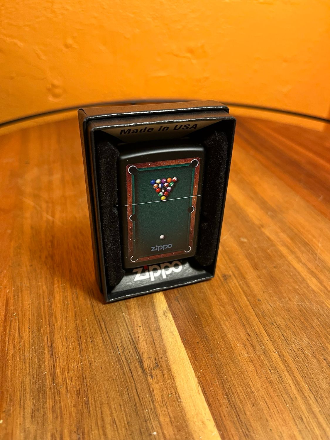 2022 Billiard Table Sealed Unstruck Zippo Lighter