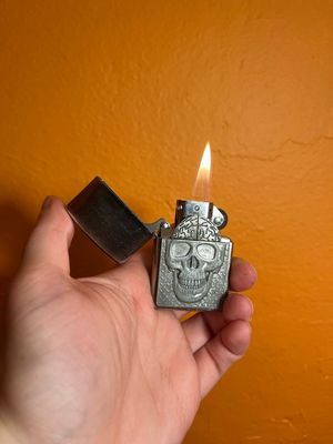 2021 Brain Blast Skull Zippo Lighter