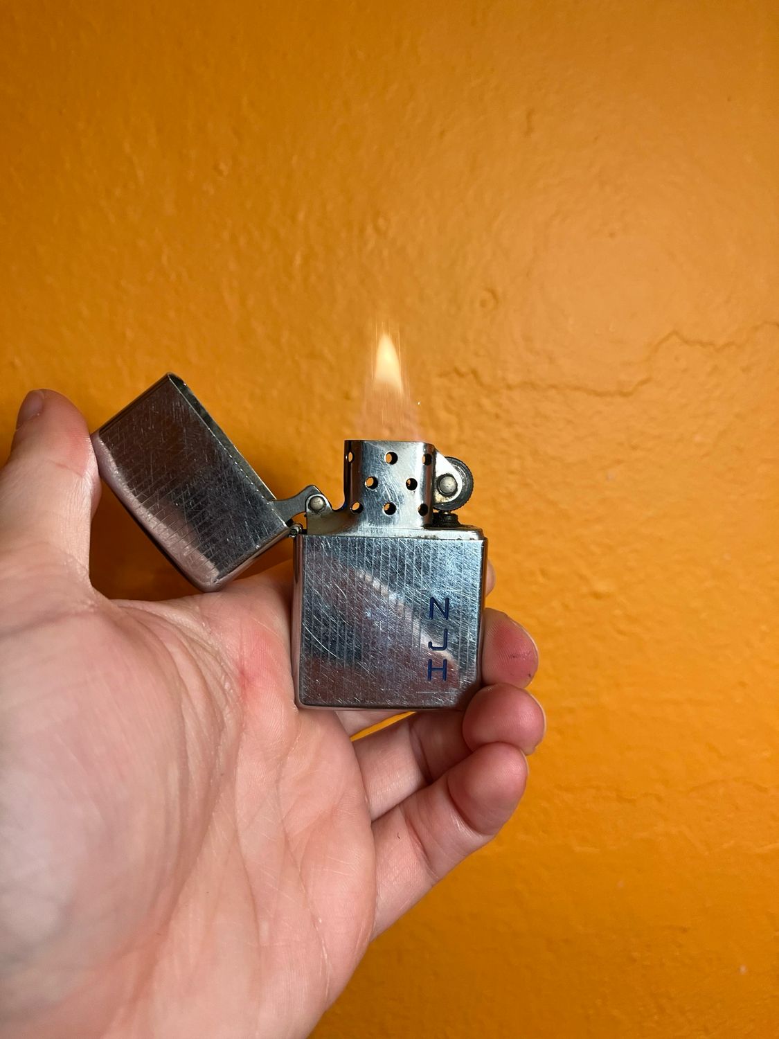 1983 Customized ‘NJH’ Zippo Lighter