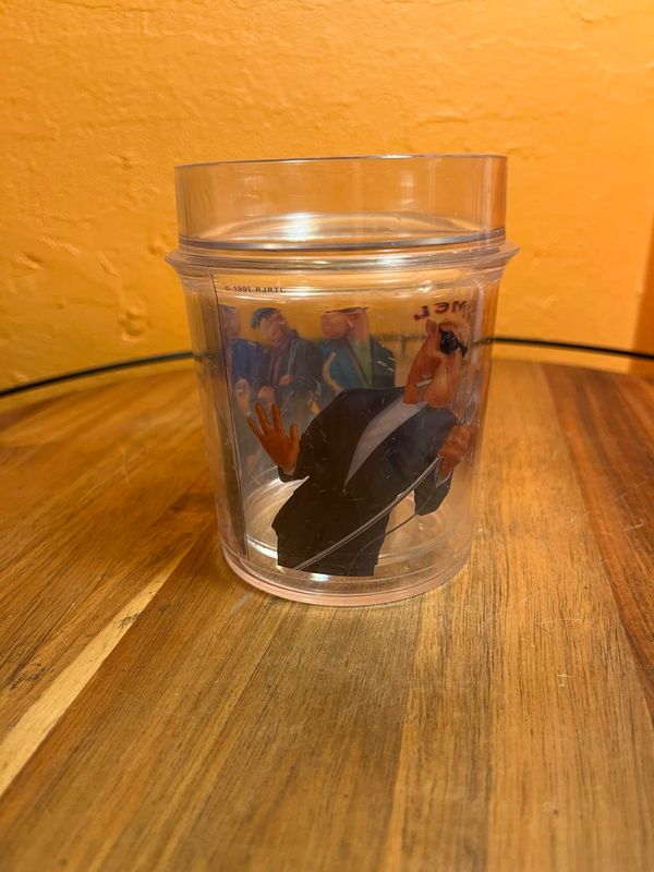 1990s Camel Hard Pack Plastic Whiskey Glass