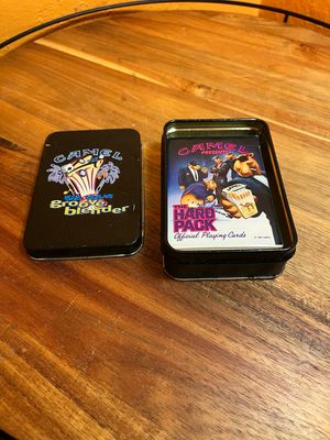 1990s Camel Hard Pack Card Deck &amp; Tin