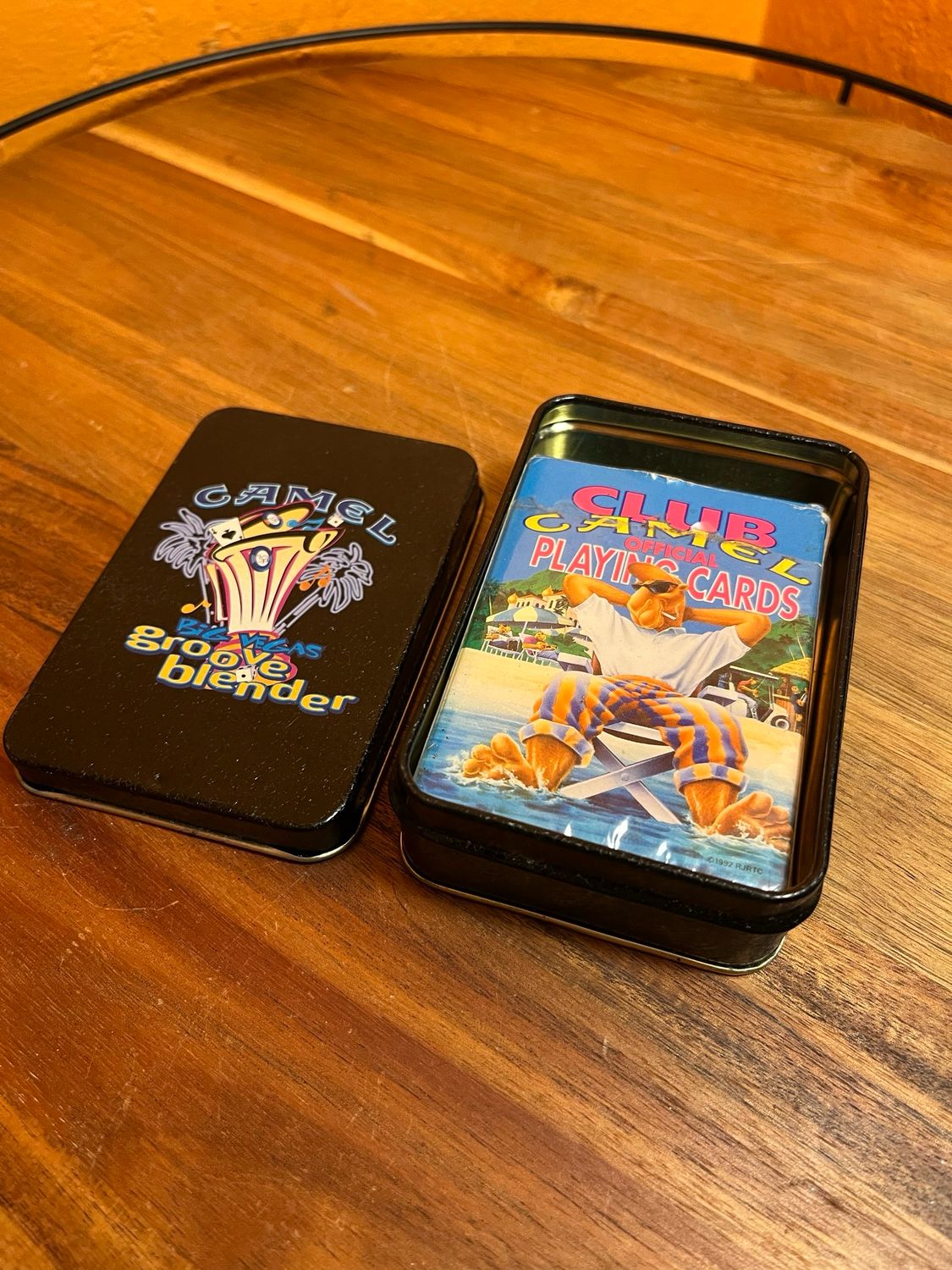1990s Camel Club Card Deck &amp; Tin
