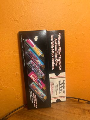 1990s Winston Racing Disposable Lighter Set