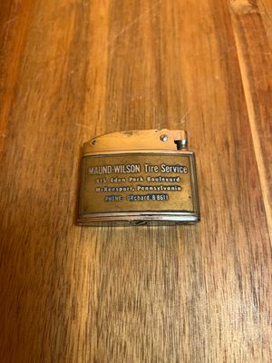 Maund-Wilson Tire Service McKeesport PA Flat Lighter