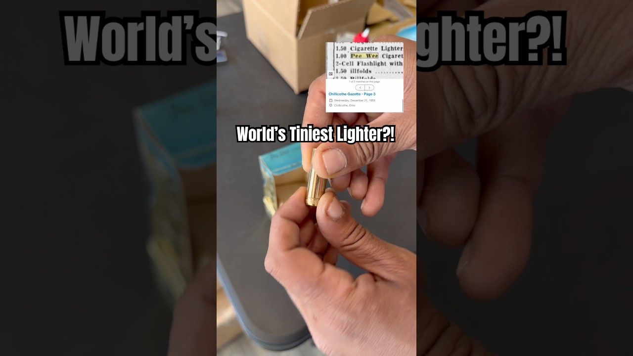 Pee Wee “the Worlds Smallest Lighter”