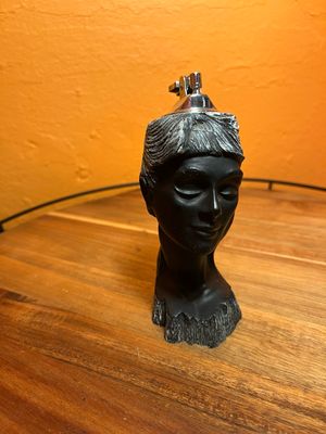 ‘Serenity’ Black Coral Hawaiian Souvenir Table Lighter