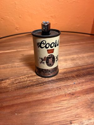 Coors Lite Can BIC Lighter Holde Table Lighter Base