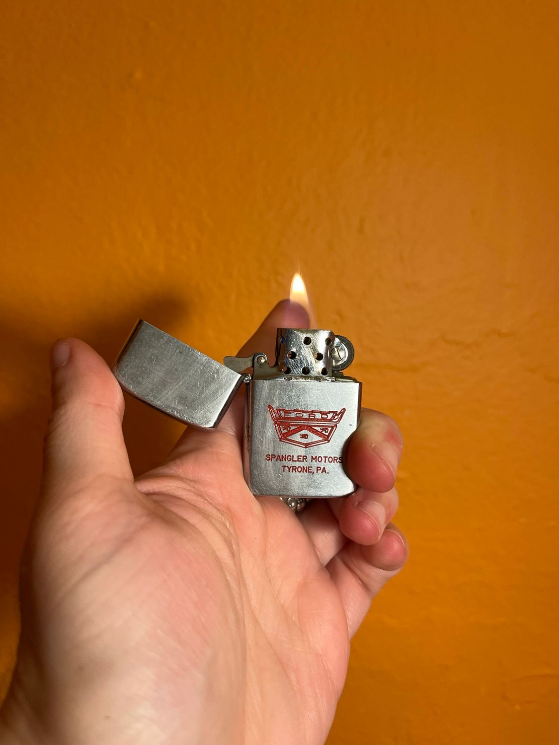 Spangler Motors Tyrone PA Flip Top Lighter