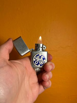 GE General Electric Wellington Junior Flip Top Lighter