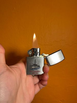 USS Albatross MSC 289 Seek &amp; Destroy Flip Top Militaria Lighter