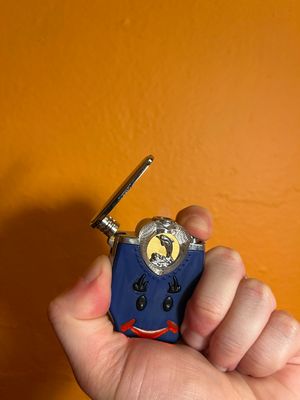 Y2K Flashing Smiley Dolphin Torch Lighter