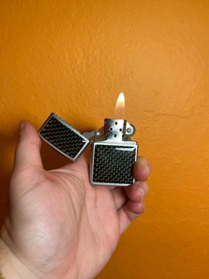 2000 Lenticular Black Panel Zippo Lighter