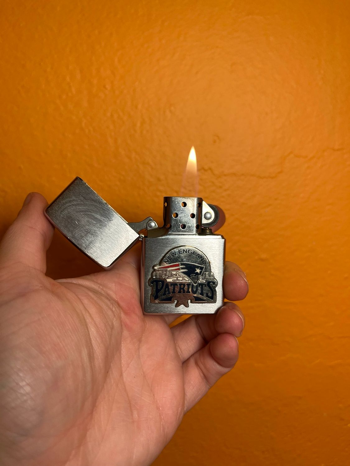 2003 New England Patriots NFL Football Zippo Lighter