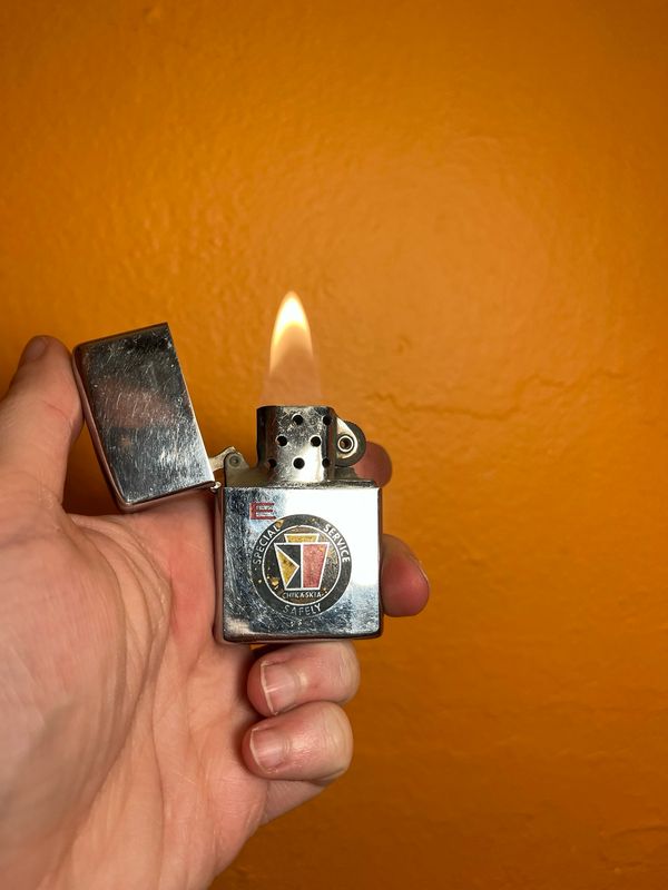 1962 Chikaskia Special Service Safely Zippo Lighter