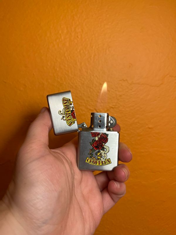 West Coast Choppers Roses Flip Top Lighter