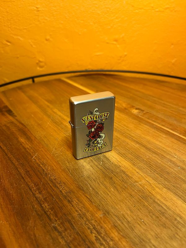 West Coast Choppers Roses Flip Top Lighter