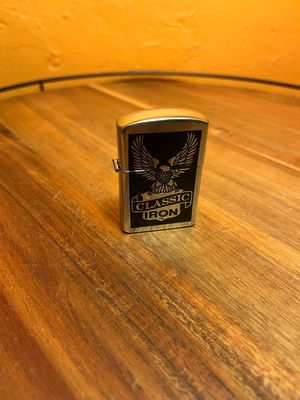 Classic Iron Eagle Flip Top Lighter
