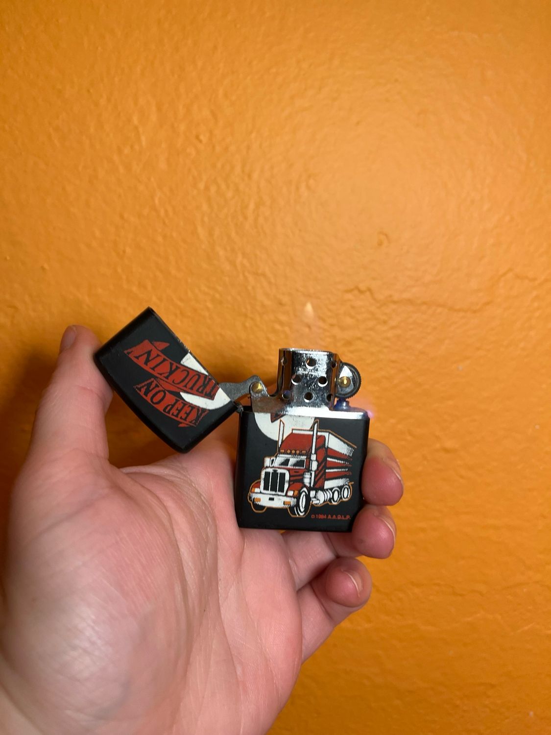 1994 AADLP Keep On Truckin Flip Top Lighter