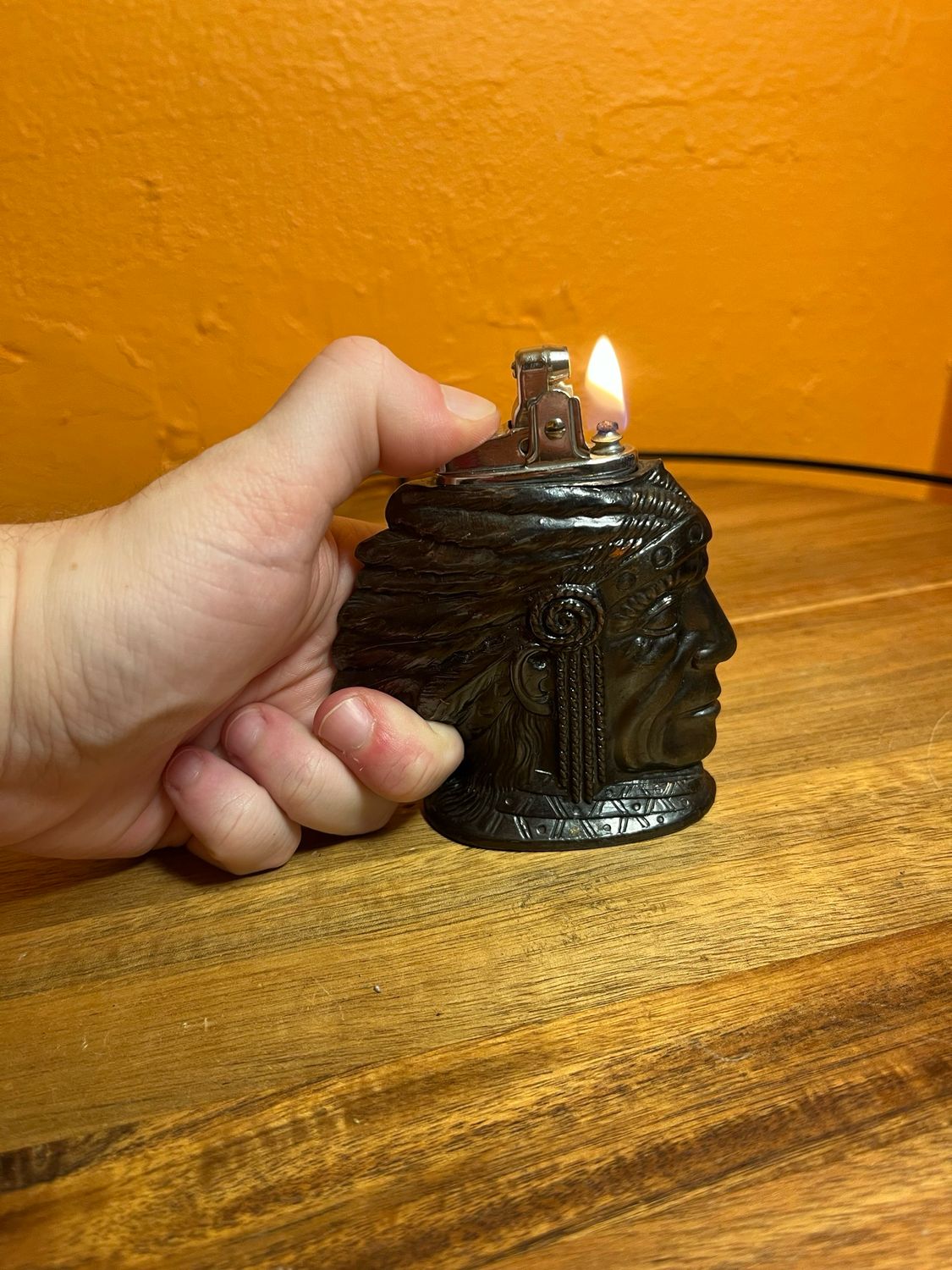 Great Plains Indigenous Portrait Table Lighter