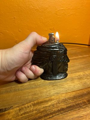 Great Plains Indigenous Portrait Table Lighter