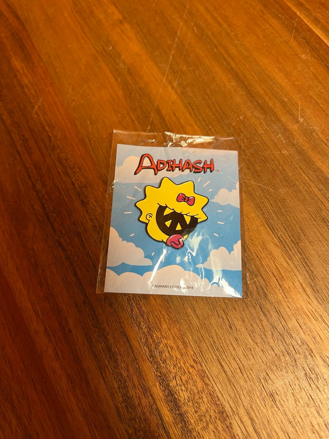 Adihash Maggie Simpson Pin