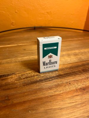 Marlboro Lights Menthol Carton Matchbox