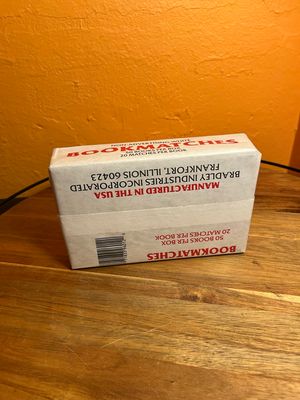 Blank Matchbook 50 Pack