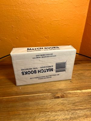Global Match Blank Matchbook Pack