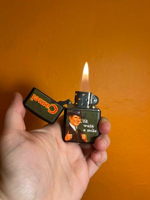 1996 I’d Walk A Mile For A Camel V1 Zippo Lighter